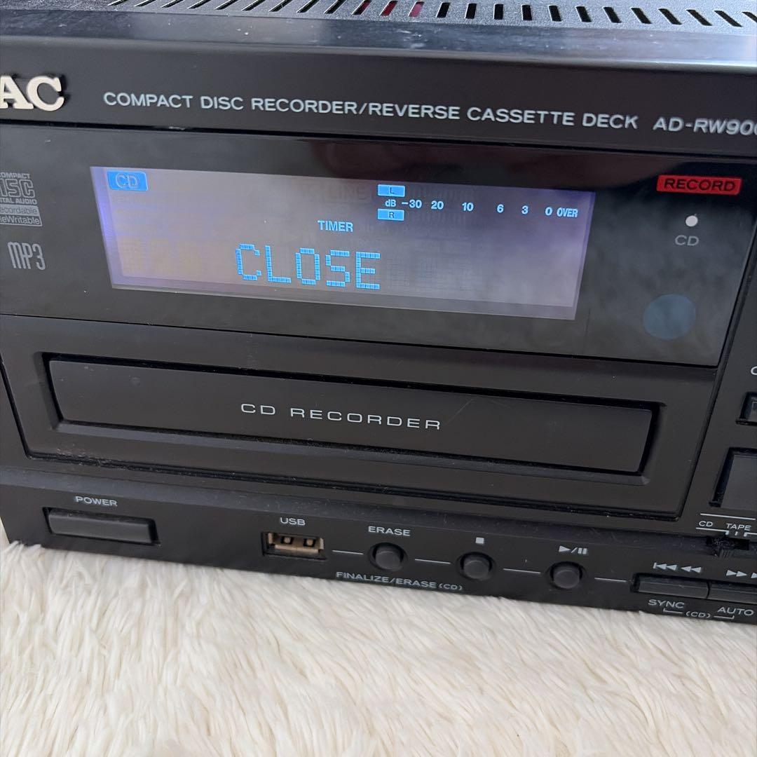 TEAC AD-RW900 CDレコーダー/カセットデッキ　ジャンク