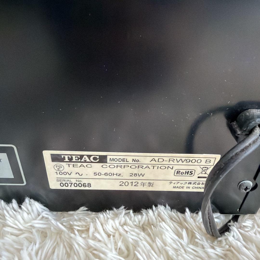 TEAC AD-RW900 CDレコーダー/カセットデッキ　ジャンク