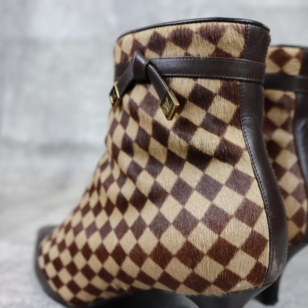 LOUIS VUITTON / ルイ・ヴィトン ダミエ はらこ ヒール