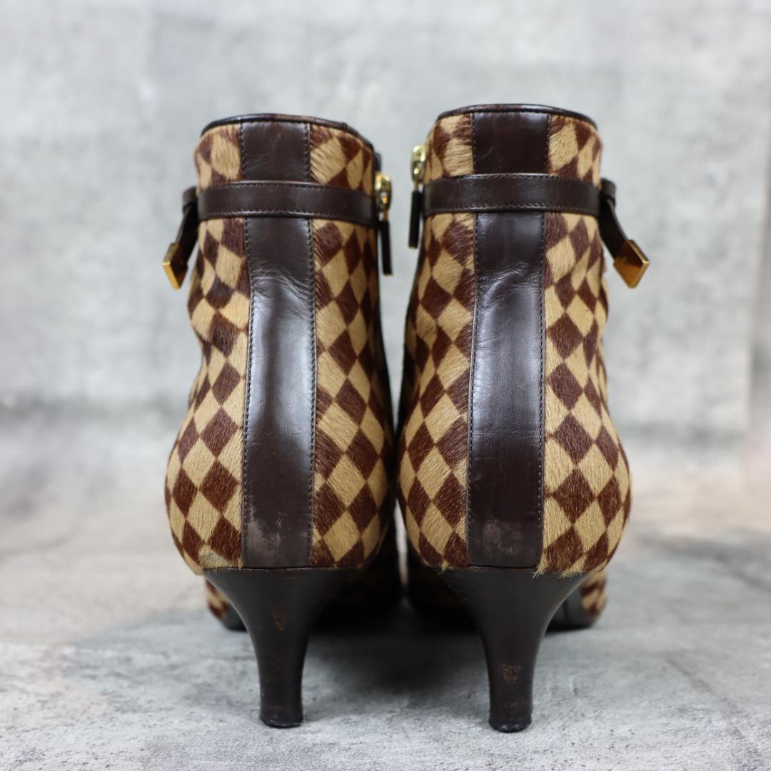 LOUIS VUITTON / ルイ・ヴィトン ダミエ はらこ ヒール