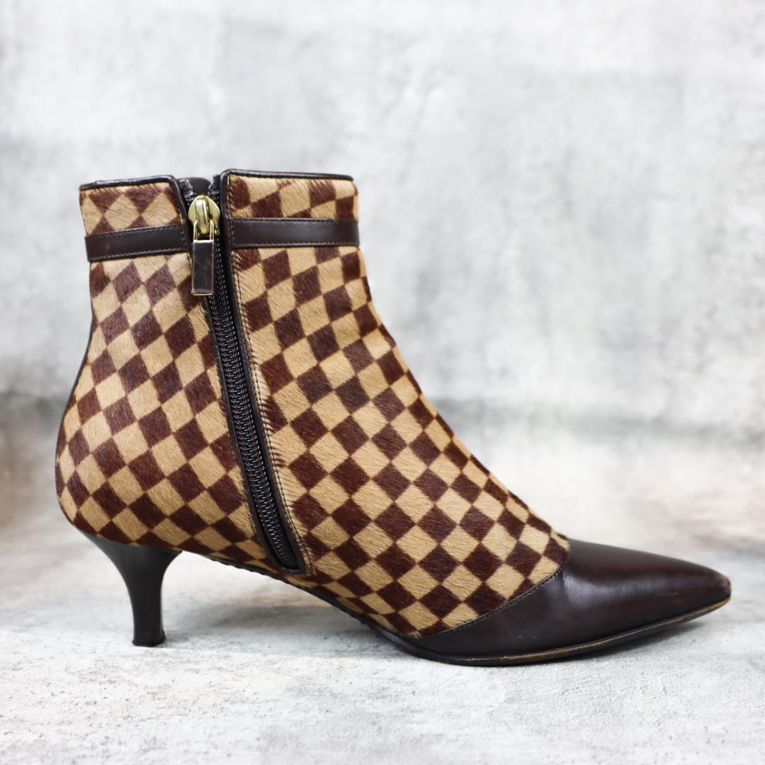 LOUIS VUITTON / ルイ・ヴィトン ダミエ はらこ ヒール