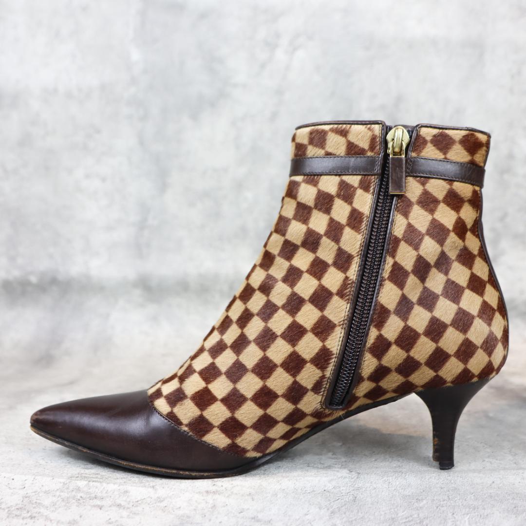 LOUIS VUITTON / ルイ・ヴィトン ダミエ はらこ ヒール