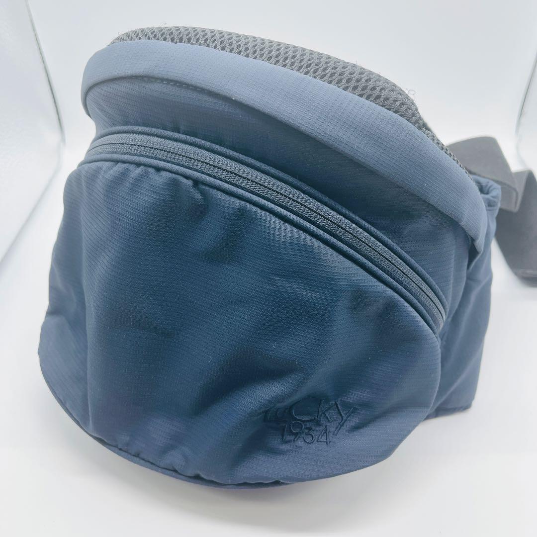 美品　ポルバン アドバンス ヒップシート シングルショルダー付　ネイビー