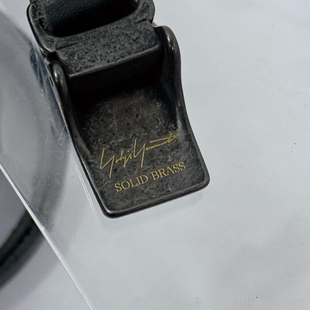 【絶盤】Yohji Yamamoto プールオムthicknume レザーベルト