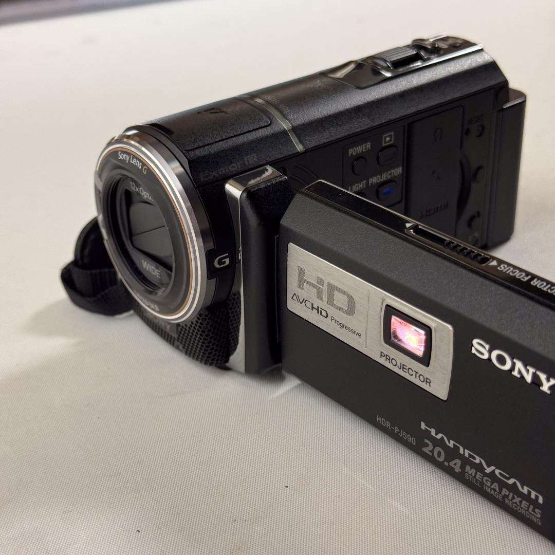 【美品 】SONY HDビデオカメラ HDR-PJ590 バッテリー2個付