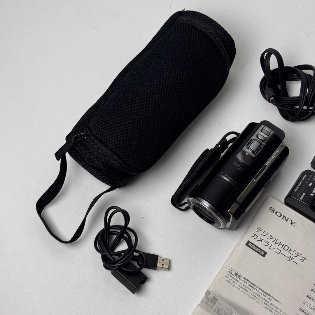 【美品 】SONY HDビデオカメラ HDR-PJ590 バッテリー2個付