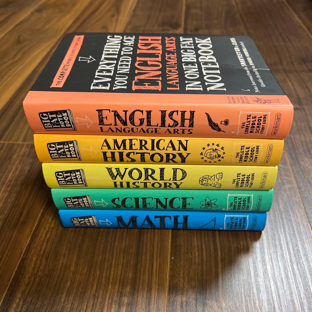 English textbooks (5 subjects) 中学校教科書五科目