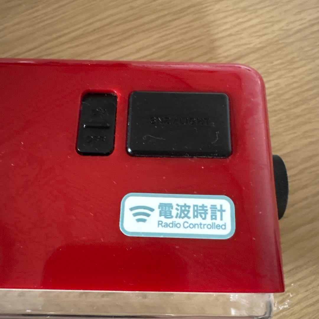 BRUNO デジタル置時計 BCR003 レッド　箱無し