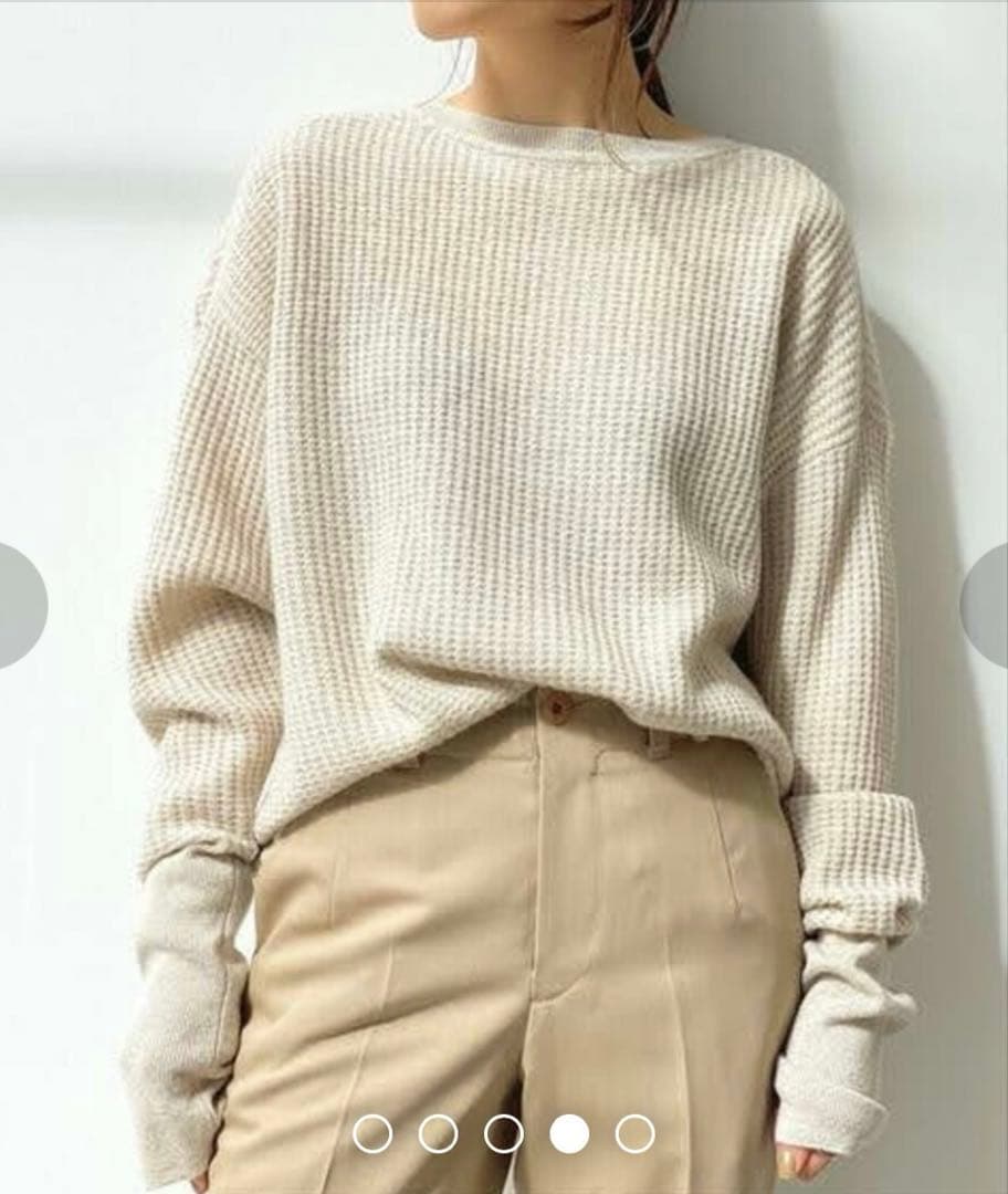 L'Appartement アパルトモン　サーマルニットTHERMAL KNIT