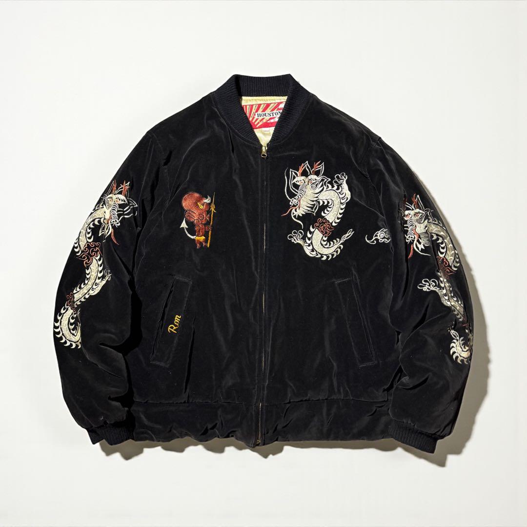 RARE! 90s houston 別珍 souvenir jacket