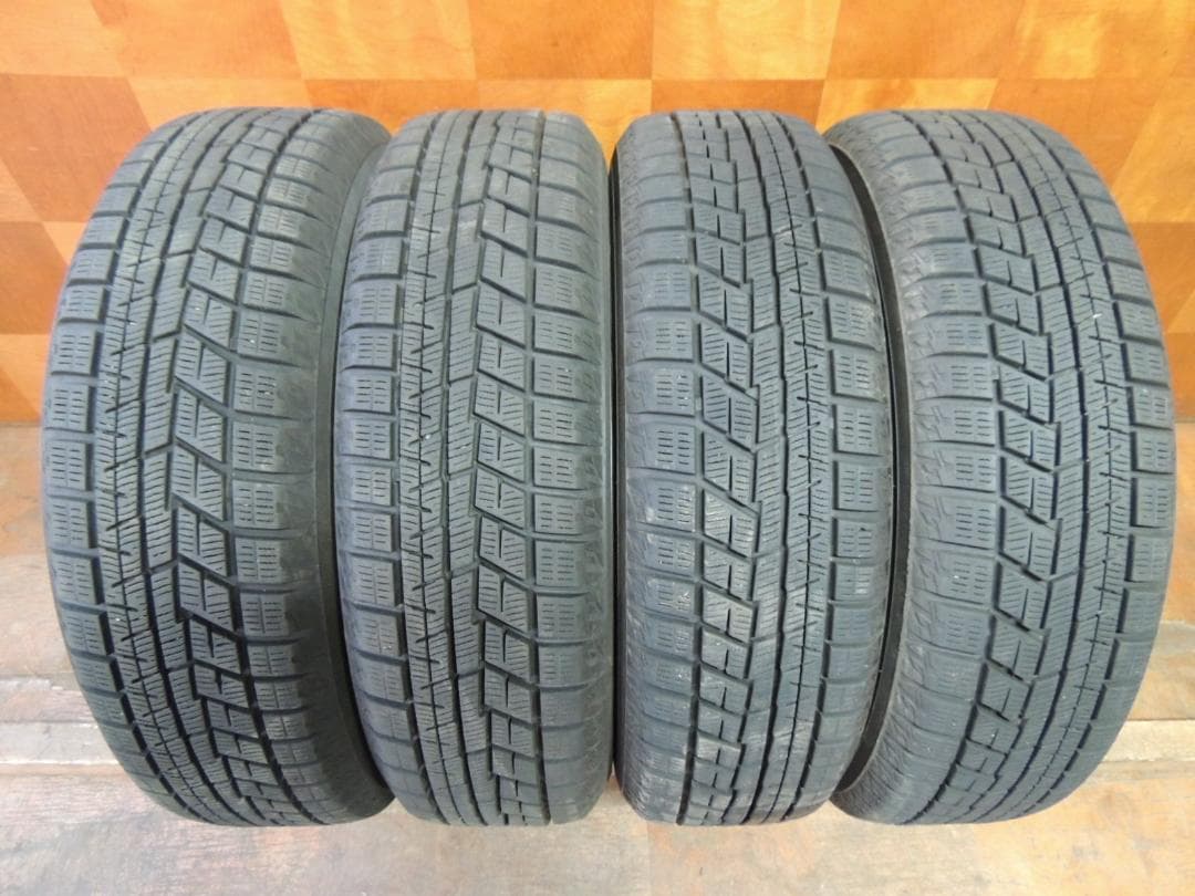 A32　155/65R14　ヨコハマ　スタッドレス4本　サビ有り　ハブ径54mm