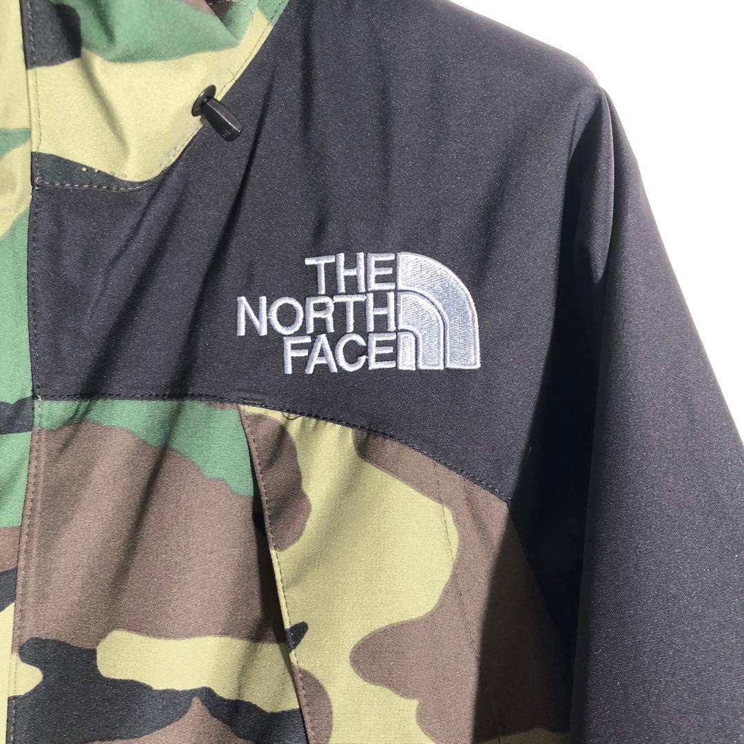 【レア美^o^♡】ノースフェイス　マウンテンジャケット　メンズM グリーンカモ