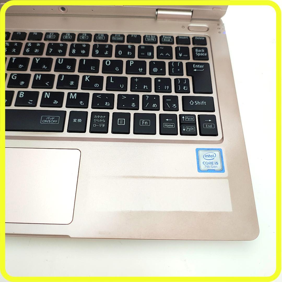 薄型軽量　windows11ノートパソコン⭐️SSD　office　カメラ825