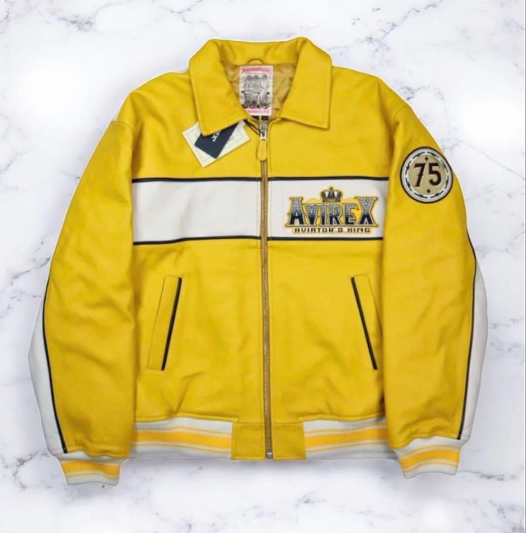 avirexレザージャケット