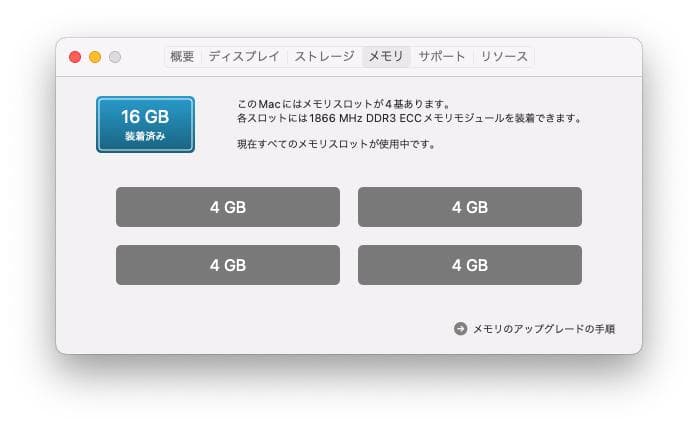 Mac Pro(Late 2013)　 3.5GHz・16GB・500GB
