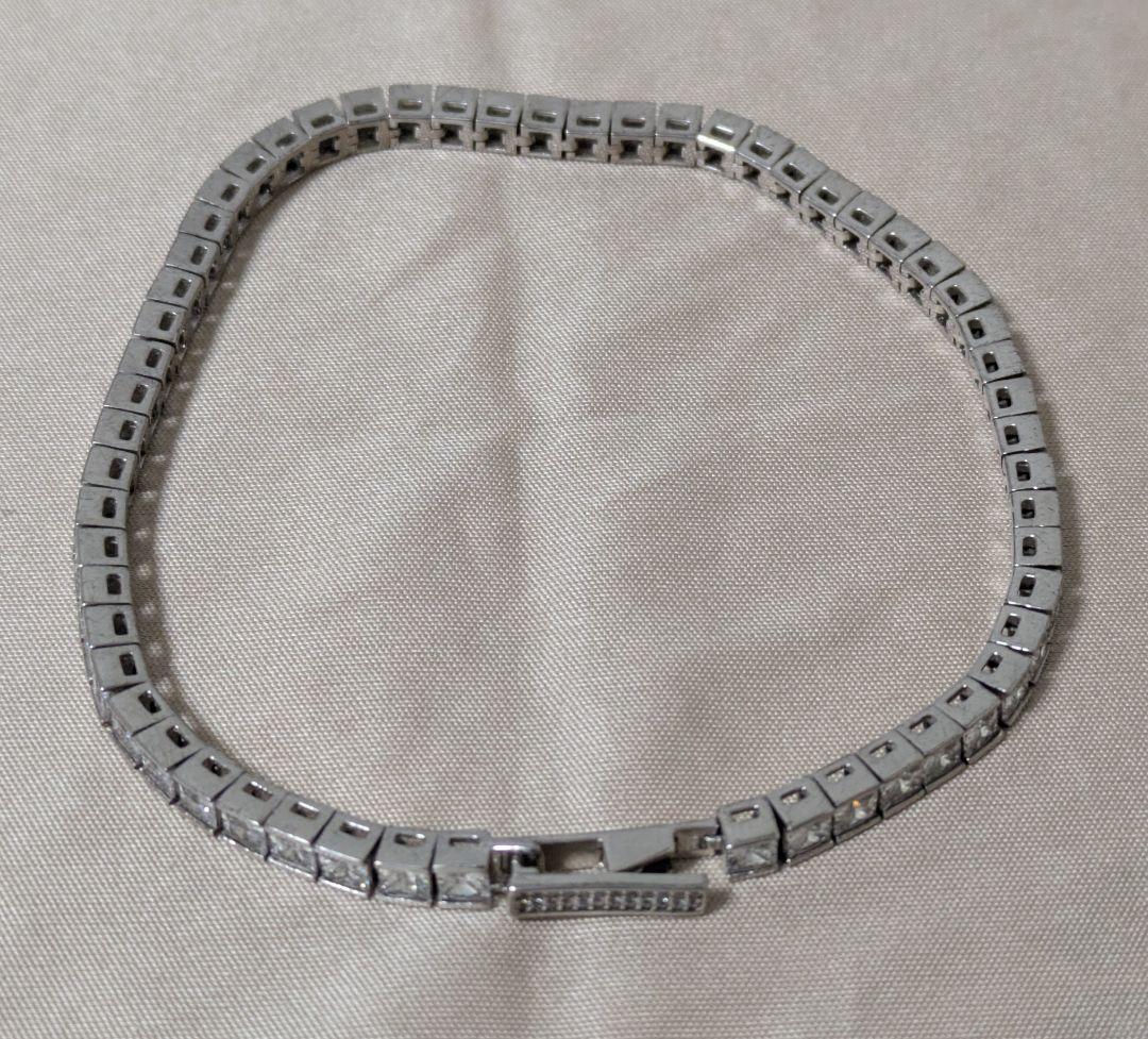 MAX　アヴァランチ　シルバー925ジルコニア付きテニスブレス20cm