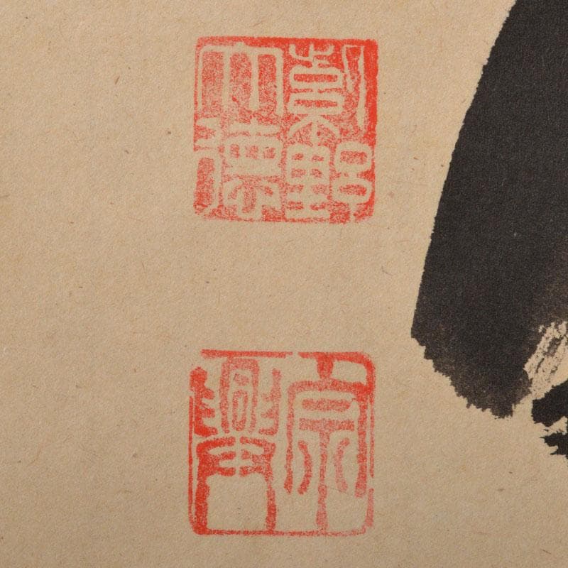 掛軸　前大徳　西垣宗興筆　一行書　「一滴潤乾坤」　共箱　C　6755A