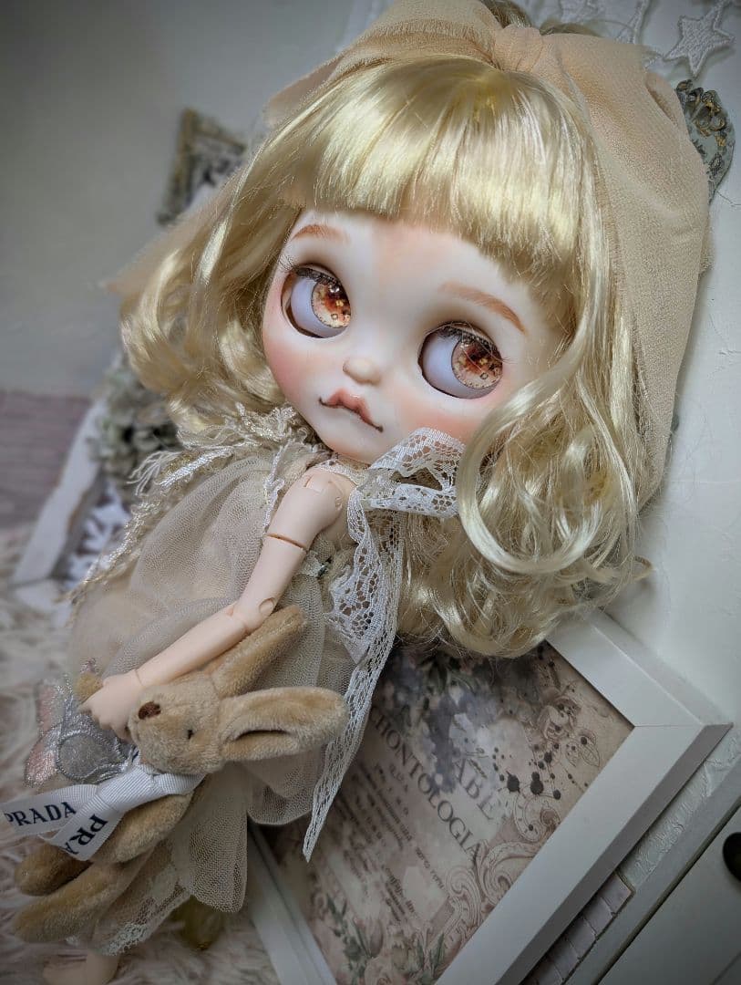 白まる❁︎アイシードール❁︎カスタム❁︎of付き