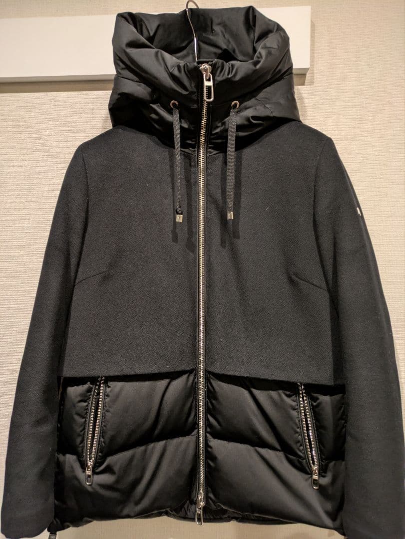 【DUNO/デュノ】JULIA ショートダウンジャケット ブラック/42