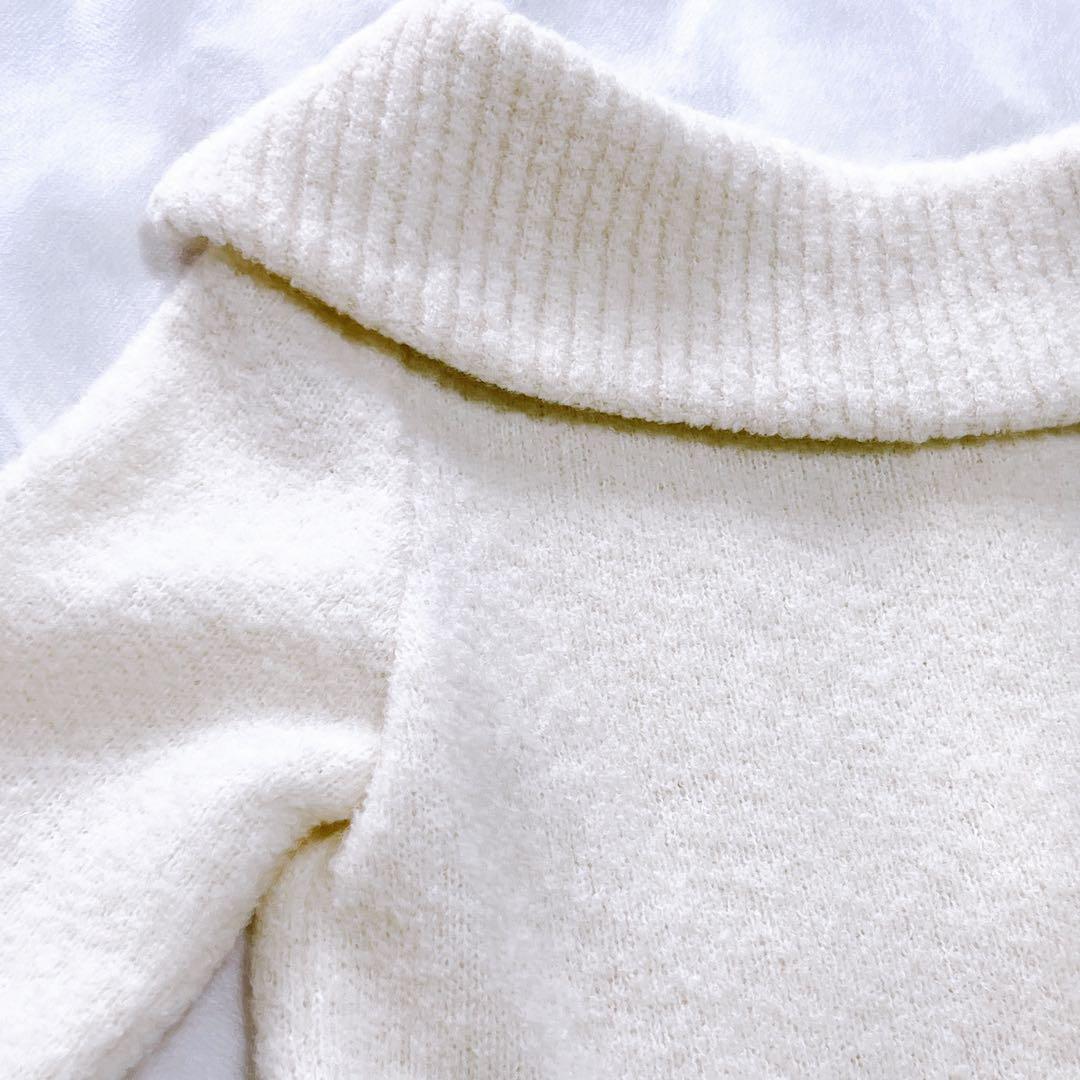 René 業者クリーニング済 ニット カーディガン　アルパカ