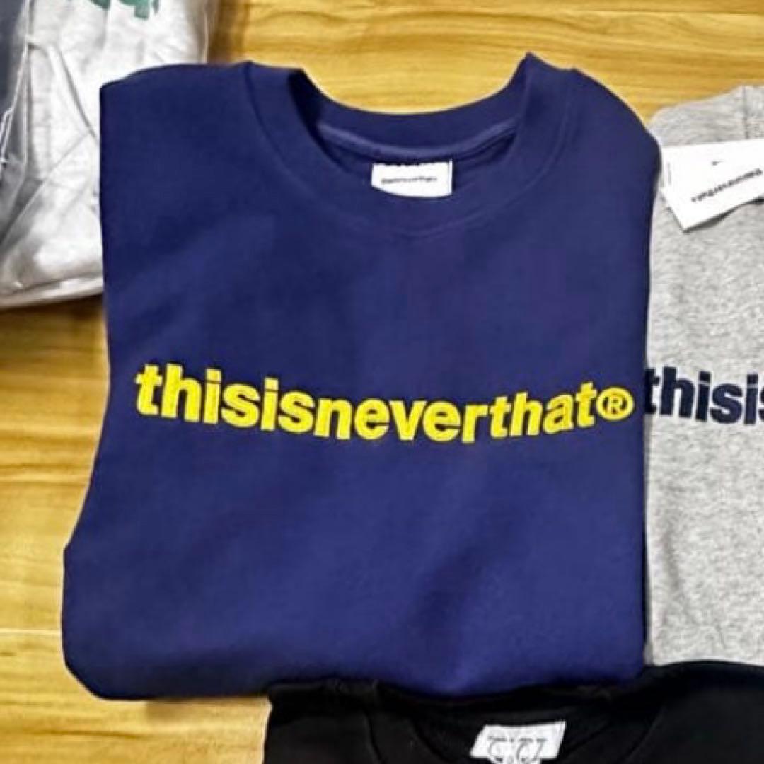 thisisneverthatスウェットネイビー