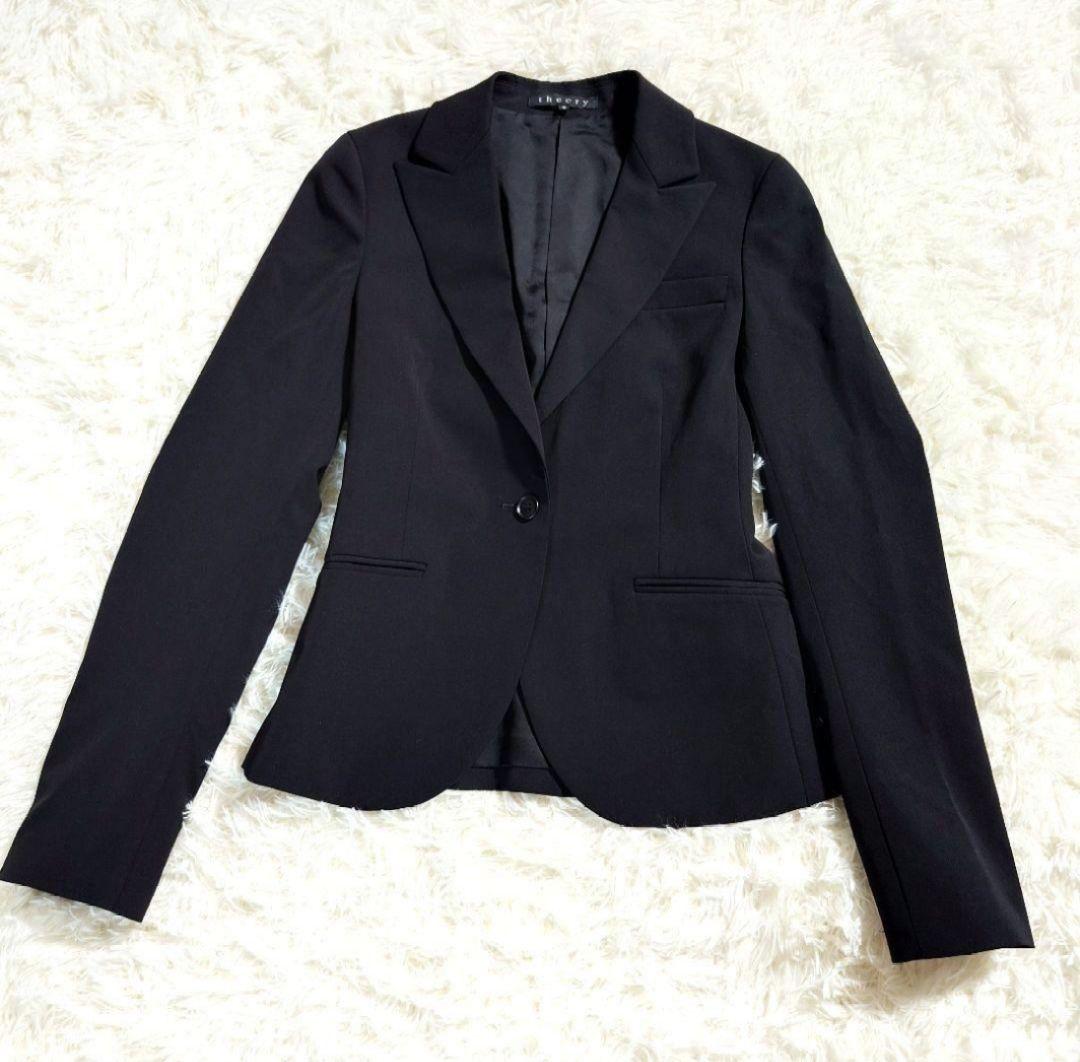 【美品】theory パンツスーツ フレア フォーマル ビジネス 2