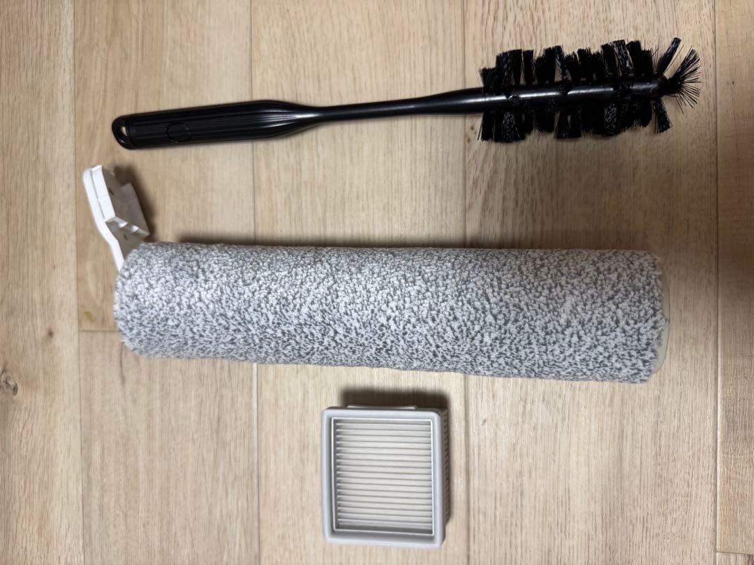 愚零闘武多 mindex スティッククリーナー ホワイト 水拭き掃除機