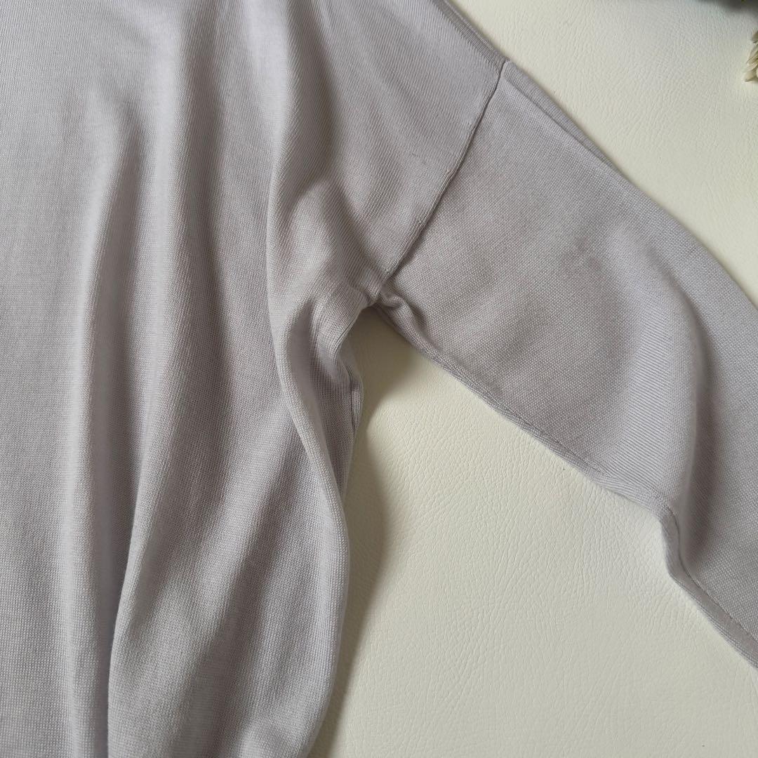 美品✨洗えるセオリーリュクス　ハイゲージワイドプルオーバー　ニット