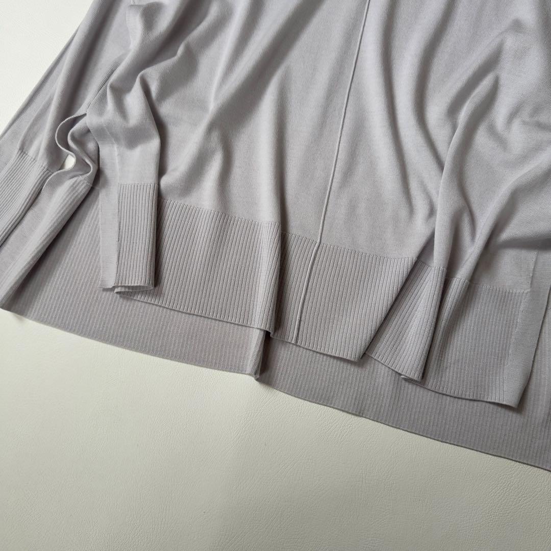 美品✨洗えるセオリーリュクス　ハイゲージワイドプルオーバー　ニット