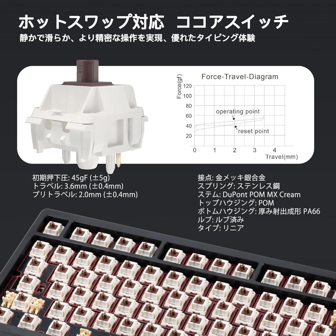 WOBKEY Rainy 75 Proメカニカルキーボード