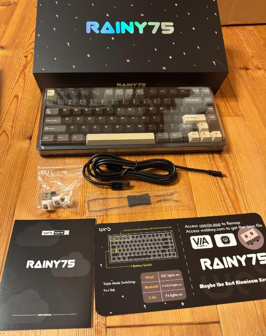 WOBKEY Rainy 75 Proメカニカルキーボード