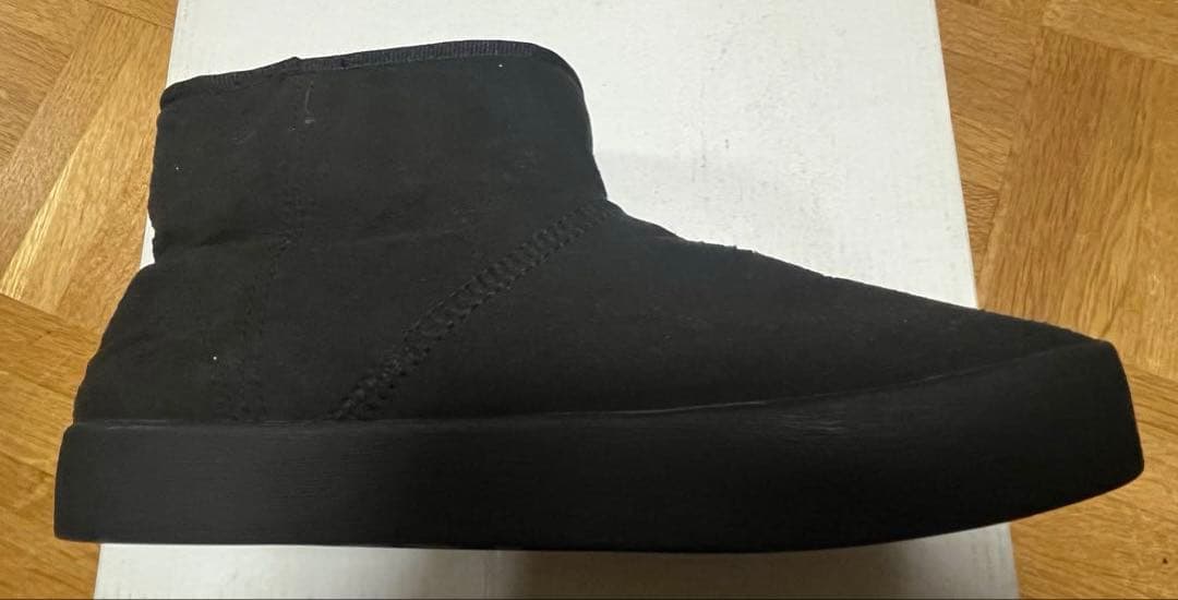 つる　THE NORTH FACE黒スリッポンブーツ24.0ノースフェイス