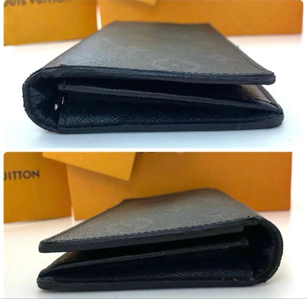 ルイ ヴィトン◎ポルトフォイユ ブラザ モノグラム エクリプス 長財布 黒
