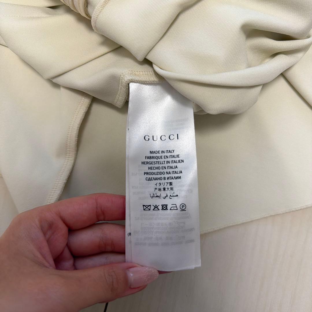 タグ付き✨️GUCCI グッチ　ウェブストライプ　ジャージードレス S