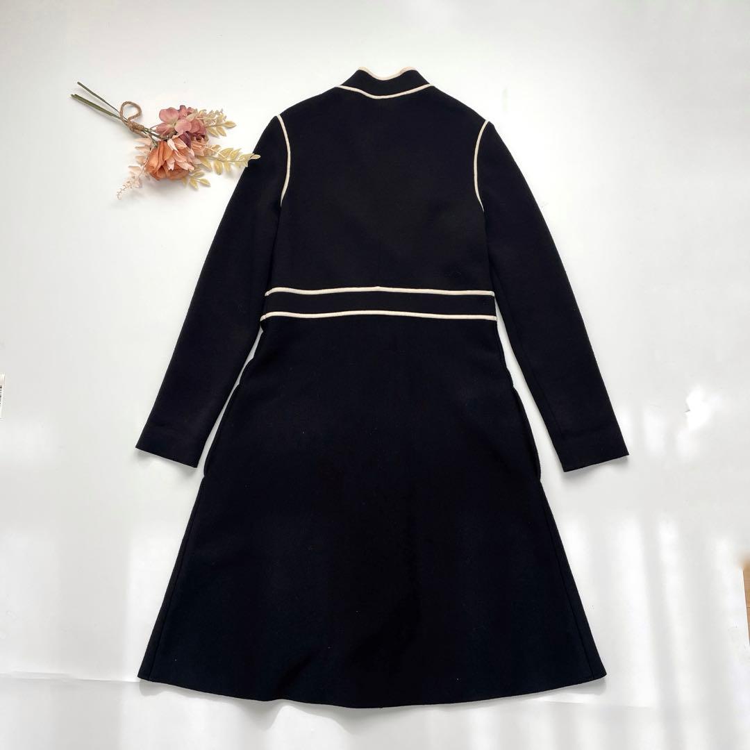 EPOCA エポカ　ニット　パイピング　ロングワンピース　コート　40