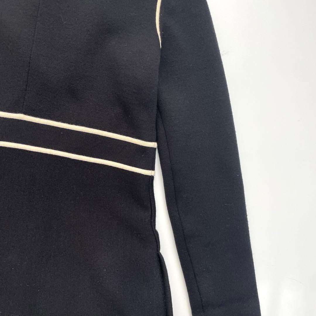 EPOCA エポカ　ニット　パイピング　ロングワンピース　コート　40