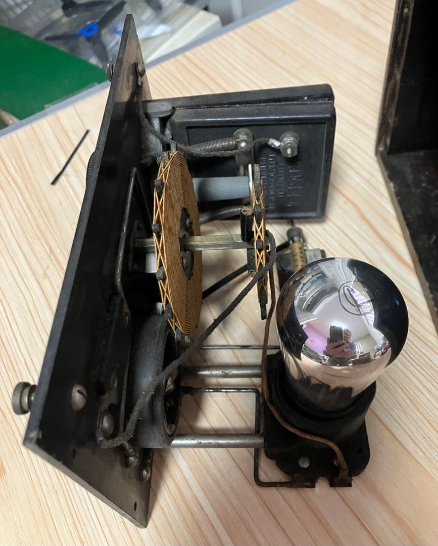 アンティーク　単球ラジオ　(Crosley Model 50) レシーバー付