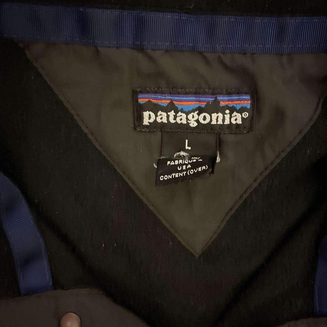 patagonia フリース スナップ USA製 雪なしタグ