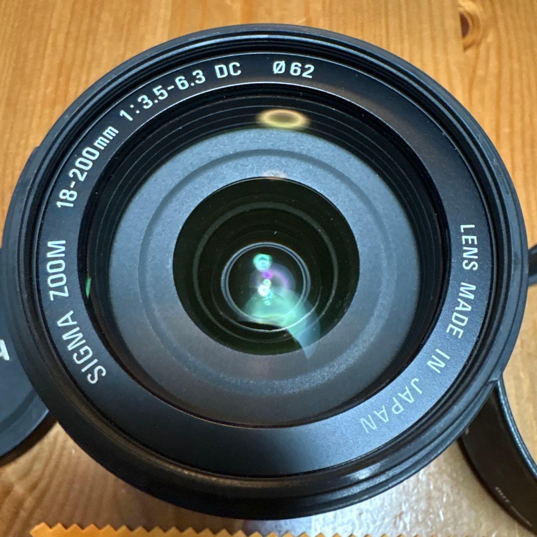 レンズ(ズーム) SIGMA 18-200 1:3.5-6.3 DC FOR CANON