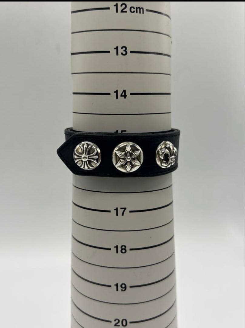 クロムハーツ CHROME HEARTS マルチ3ボタン2スナップ ブレスレット