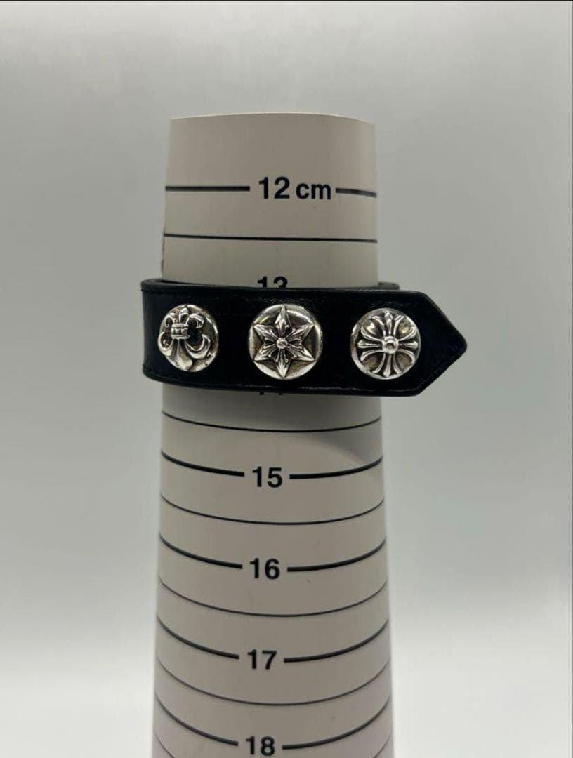 クロムハーツ CHROME HEARTS マルチ3ボタン2スナップ ブレスレット