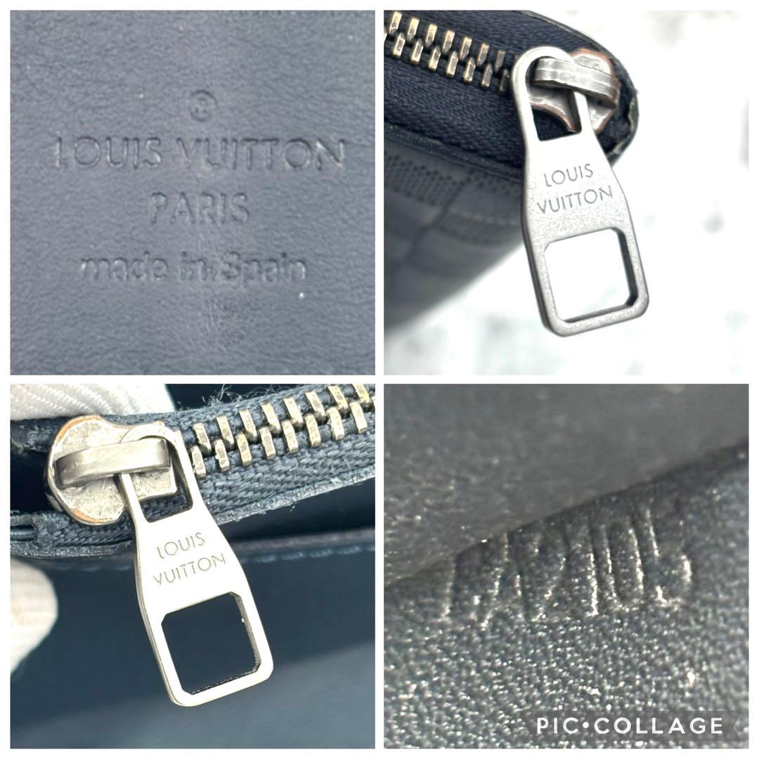 【極美品】 ルイヴィトン ダミエ アンフィニ ヴェルティカル 長財布