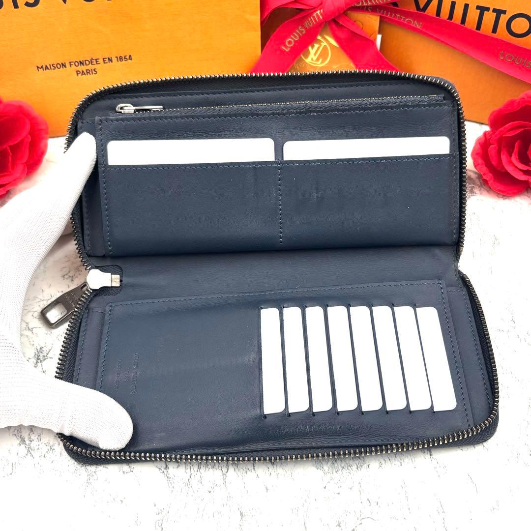 【極美品】 ルイヴィトン ダミエ アンフィニ ヴェルティカル 長財布