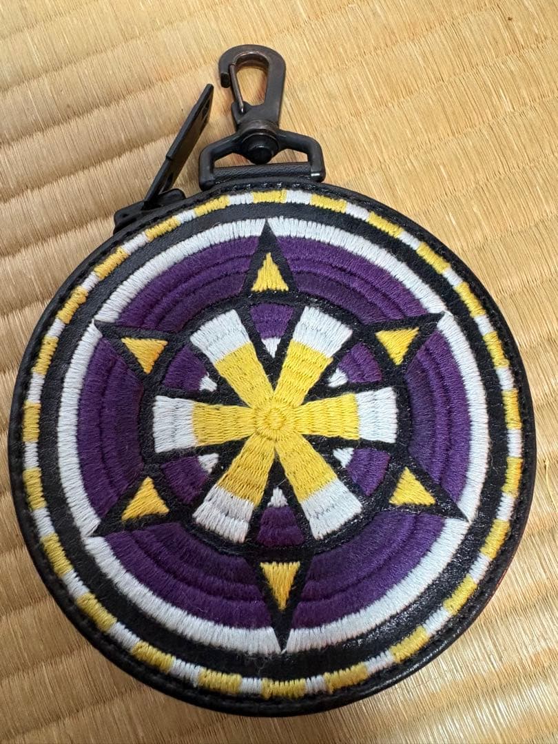 ブラックミーンズ　ケース サークルポーチ　レイカーズ