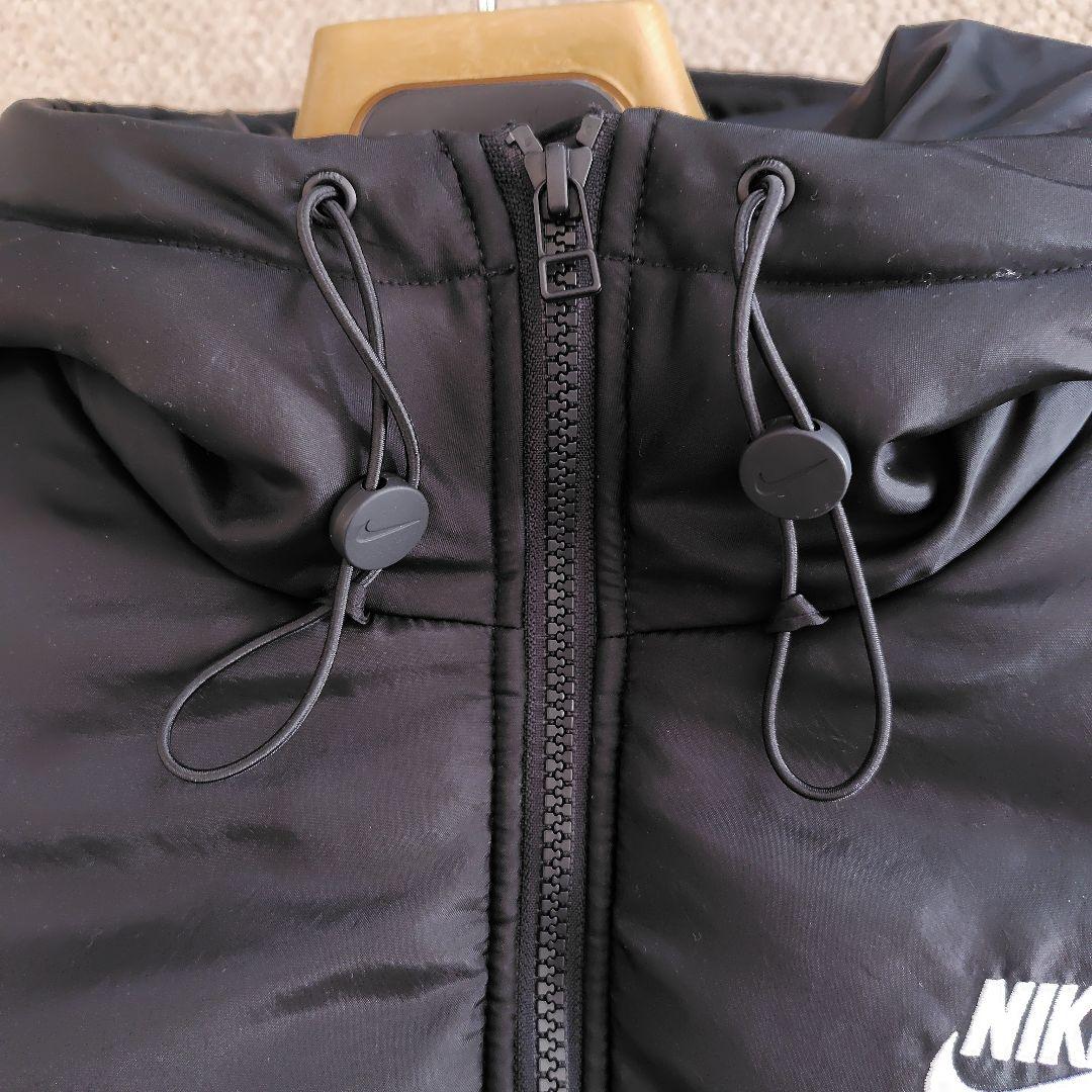 Nike ブラック ダウンジャケット Lサイズ　ナイキベンチコート