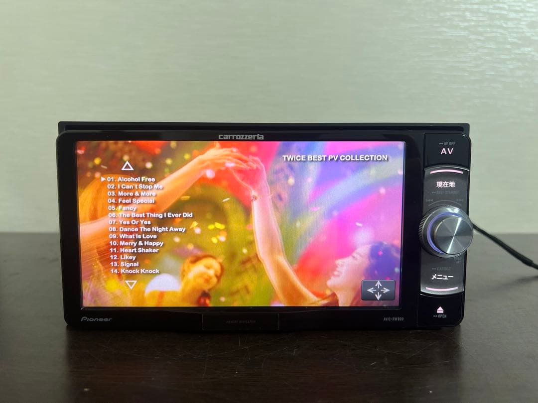 カロッジェリア カーナビ AVIC-RW800 地図データ2016年 動作確認済