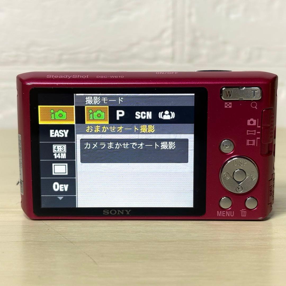 【美品】SONY Cyber-shot DSC-W610 コンデジ ソニー