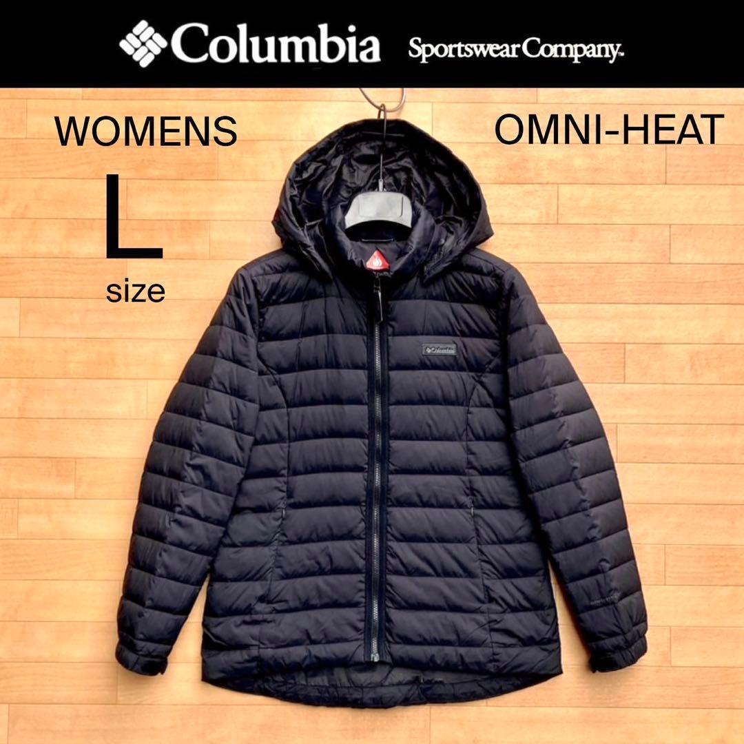 美品 L コロンビア ダウンジャケット オムニヒート ダウン ダウンパーカ