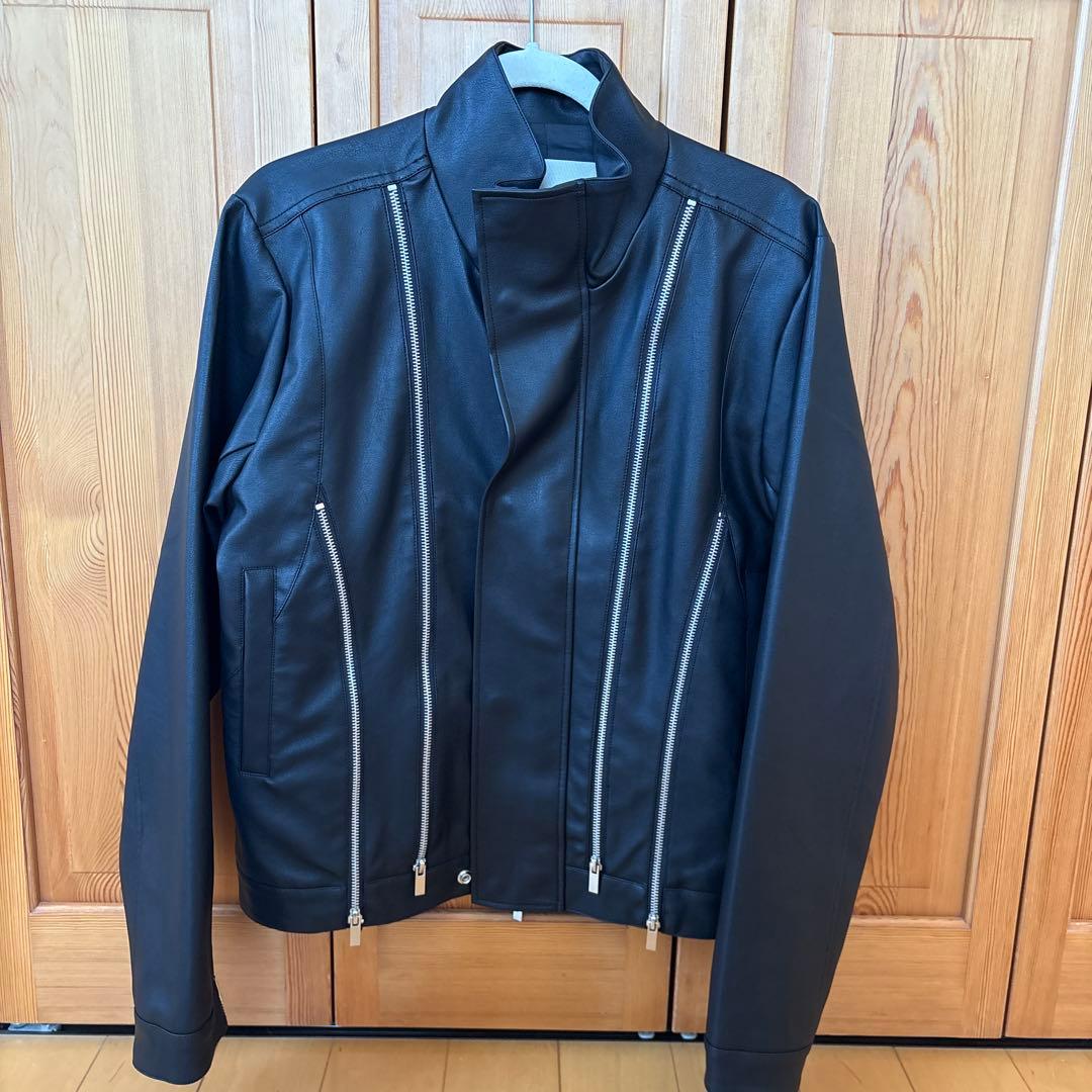 【完売品】Jentlouis Leather Zipped Jacket M