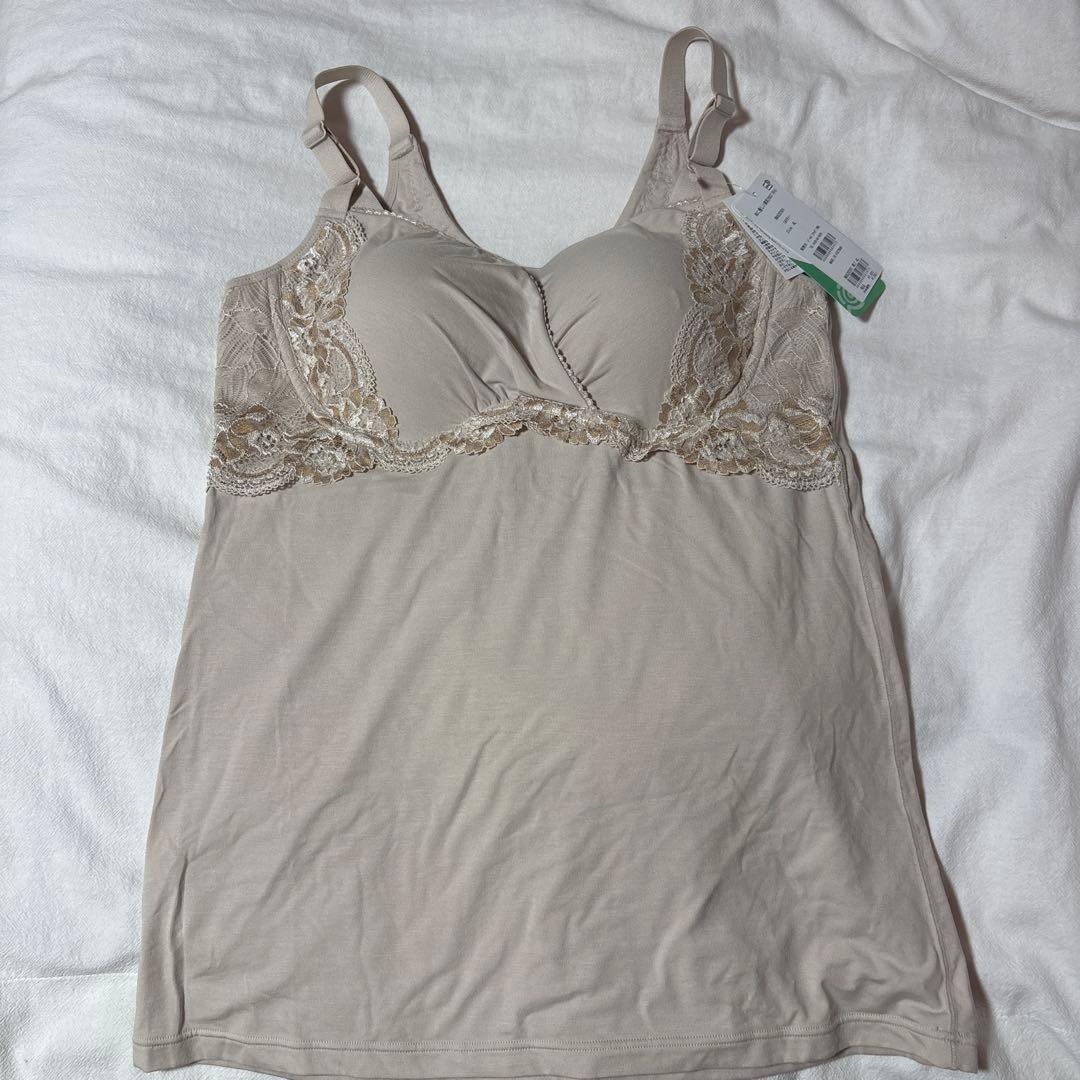 【4L】ブラデリスニューヨーク 体に優しい美乳クロスブラキャミ 2点